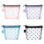 Mini Bolsas Maquillaje de Malla, Bolsa Cosméticos Pequeña Portátil con Cremallera 4 Piezas Neceser Almacenamiento para Mujeres Niñas Viaje(Negro/Púrpura/Azul/Rosa)